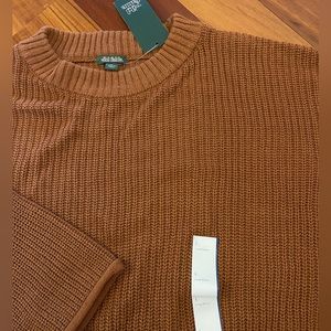 Brown cropped sweater